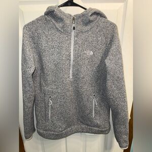 The North Face half zip hooded pullover